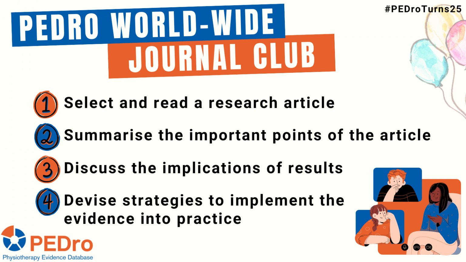 PEDro’s World-Wide Journal Club - PEDro